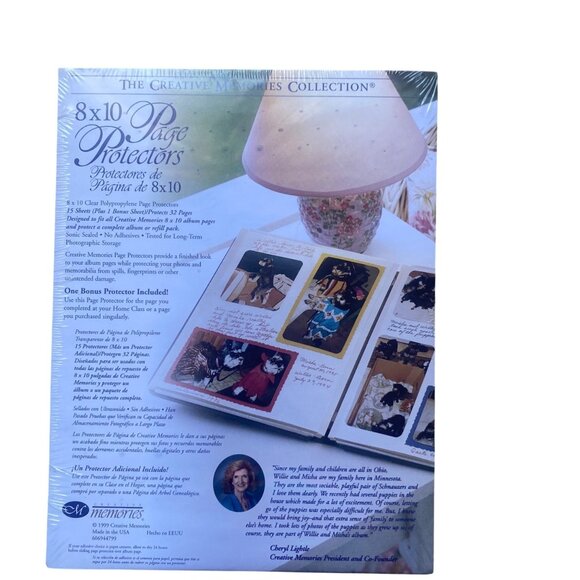 SIX Sets Creative Memories 8x10 Page Protectors New Sealed 1999 - Picture 7 of 8